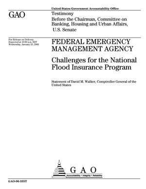 Federal Emergency Management Agency: Challenges for the National Flood Insurance Program