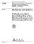 Primary view of Defense Logistics: Unfinished Actions Limit Reliability of the Munition Requirements Determination Process