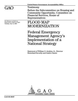 Flood Map Modernization: Federal Emergency Management Agency's Implementation of a National Strategy