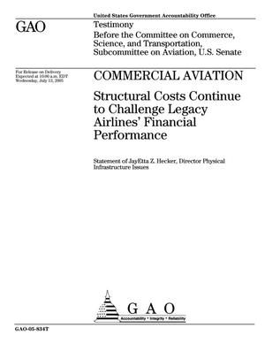 Commercial Aviation: Structural Costs Continue to Challenge Legacy Airlines' Financial Performance