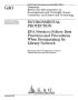 Text: Environmental Protection: EPA Needs to Follow Best Practices and Proc…