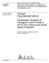 Text: Public Transportation: Preliminary Analysis of Changes to and Trends …