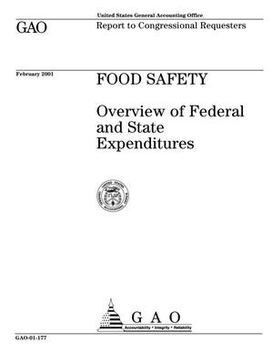 Food Safety: Overview of Federal and State Expenditures