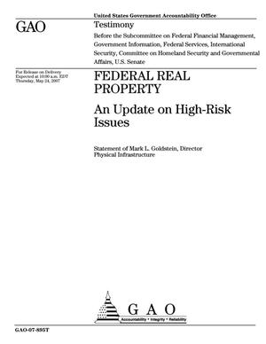 Federal Real Property: An Update on High-Risk Issues