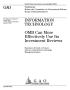 Text: Information Technology: OMB Can More Effectively Use Its Investment R…