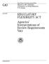 Report: Regulatory Flexibility Act: Agencies' Interpretations of Review Requi…