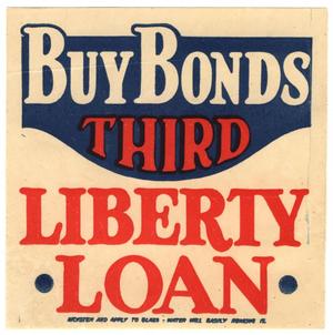 Buy bonds : Third Liberty Loan