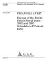 Primary view of Financial Audit: Bureau of the Public Debt's Fiscal Years 2003 and 2002 Schedules of Federal Debt