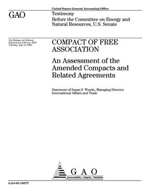 Compact of Free Association: An Assessment of the Amended Compacts and Related Agreements