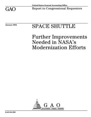 Space Shuttle: Further Improvements Needed in NASA's Modernization Efforts