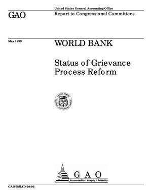 World Bank: Status of Grievance Process Reform