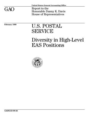 U.S. Postal Service: Diversity in High-Level EAS Positions