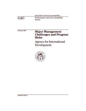 Major Management Challenges and Program Risks: Agency for International Development