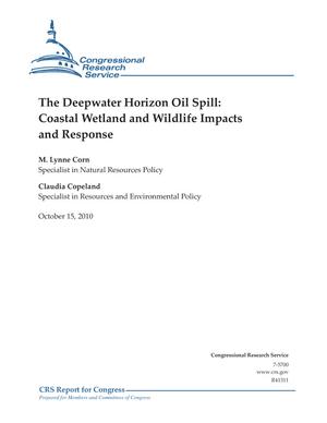 Primary view of object titled 'The Deepwater Horizon Oil Spill: Coastal Wetland and Wildlife Impacts and Response'.