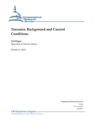 Primary view of object titled 'Tanzania: Background and Current Conditions'.
