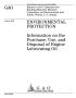 Primary view of Environmental Protection: Information on the Purchase, Use, and Disposal of Engine Lubricating Oil