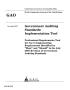 Text: Government Auditing Standards: Implementation Tool: Professional Requ…