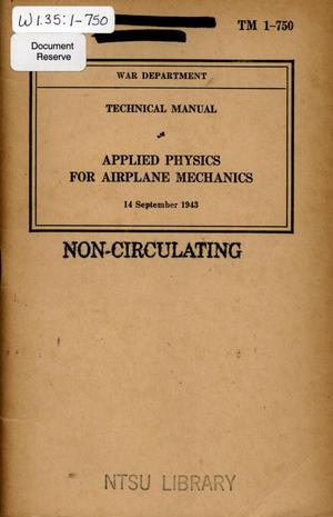Applied physics for airplane mechanics.