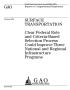 Report: Surface Transportation: Clear Federal Role and Criteria-Based Selecti…