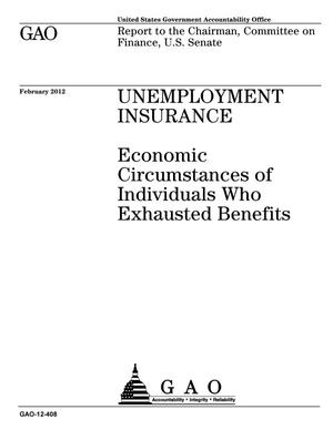 Unemployment Insurance: Economic Circumstances of Individuals Who Exhausted Benefits