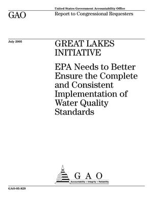 Great Lakes Initiative: EPA Needs to Better Ensure the Complete and Consistent Implementation of Water Quality Standards