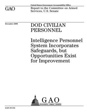 DOD Civilian Personnel: Intelligence Personnel System Incorporates Safeguards, but Opportunities Exist for Improvement