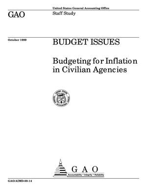 Budget Issues: Budgeting for Inflation in Civilian Agencies