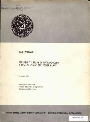 Feasibility Study of Water-Cooled Thermionic Nuclear Power Plant