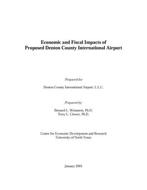 Economic and Fiscal Impacts of Proposed Denton County International Airport