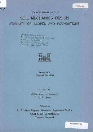 Soil Mechanics Design: Stability of Slopes and Foundations