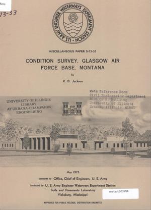 Condition Survey: Glasgow Air Force Base, Montana