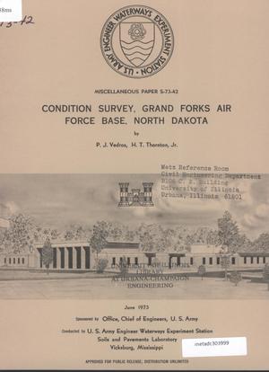 Condition Survey: Grand Forks Air Force Base, North Dakota