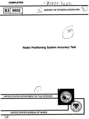 Radar Positioning System Accuracy Test