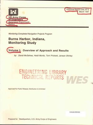 Burns Harbor, Indiana, Monitoring Study, Volume 1: Overview of Approach and Results