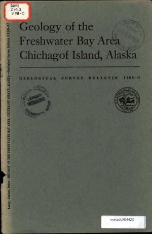 Geology of the Freshwater Bay Area, Chichagof Island, Alaska