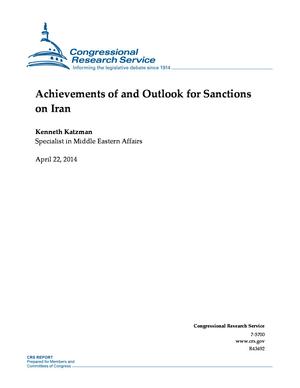 Primary view of object titled 'Achievements of and Outlook for Sanctions on Iran'.