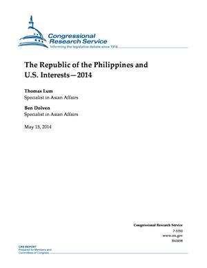 The Republic of the Philippines and U.S. Interests--2014