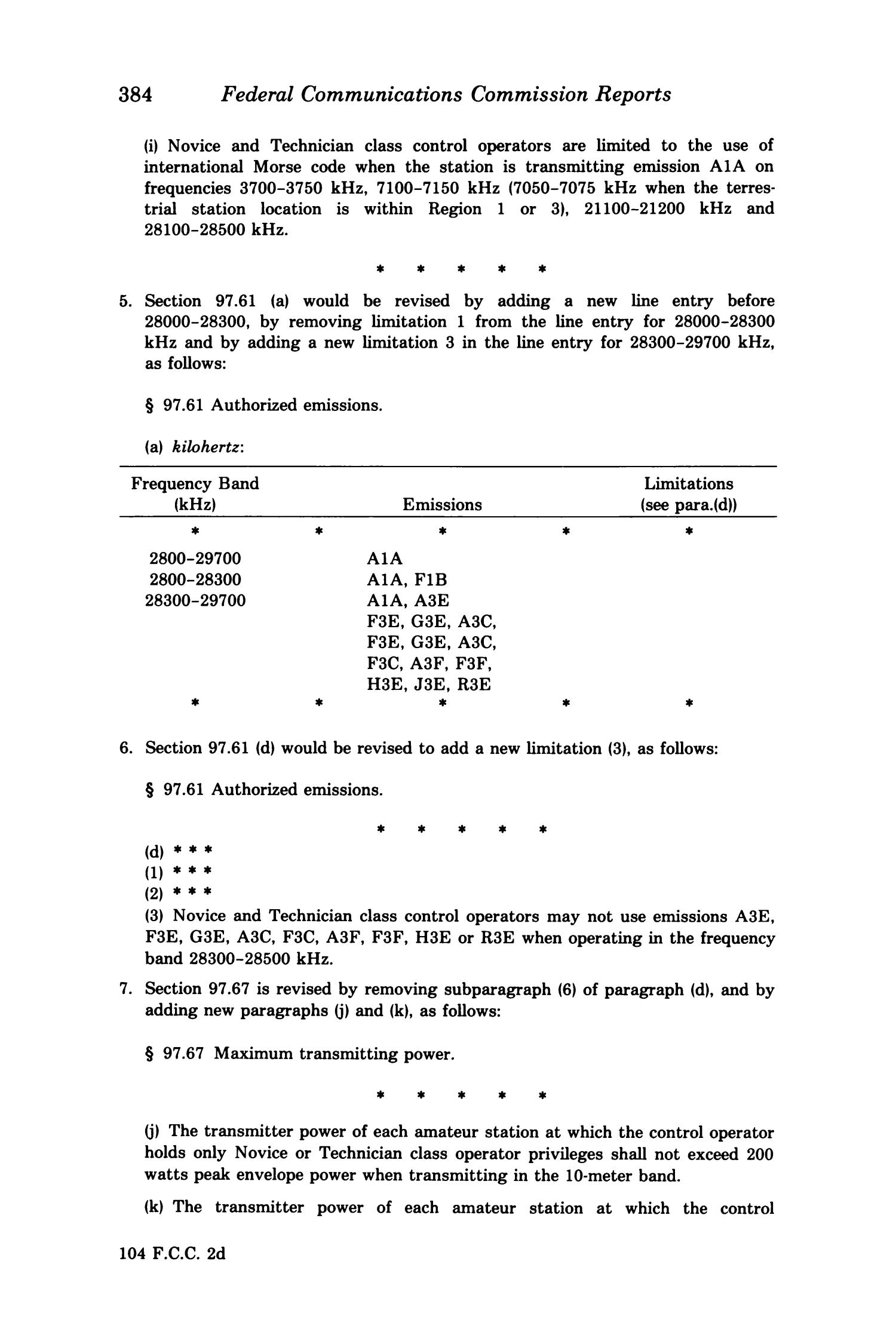 FCC Reports, Second Series, Volume 104, Number 2, Pages 375 to 719, August 1986
                                                
                                                    384
                                                