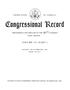 Thumbnail image of item number 1 in: 'Congressional Record: Proceedings and Debates of the 107th Congress, First Session, Volume 147, Part 1'.