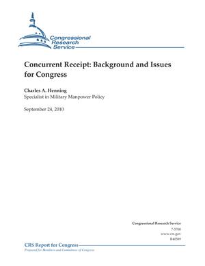 Concurrent Receipt: Background and Issues for Congress