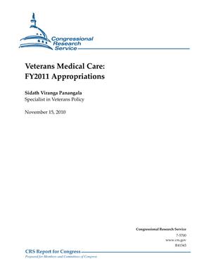 Veterans Medical Care: FY2011 Appropriations