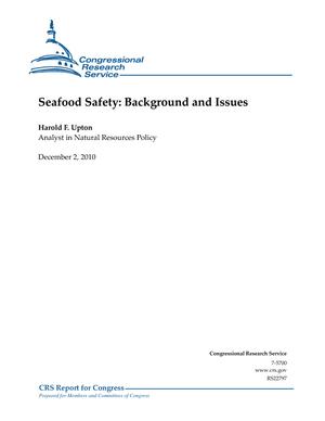 Primary view of object titled 'Seafood Safety: Background and Issues'.
