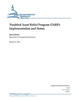 Troubled Asset Relief Program (TARP): Implementation and Status