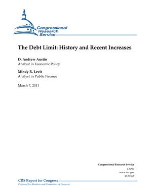 Primary view of object titled 'The Debt Limit: History and Recent Increases'.