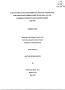 Thesis or Dissertation: A Multivariate Analysis of Regional Political Integration the Case of…