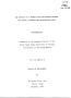 Thesis or Dissertation: The Effects of a Summer Youth Employment Program for School Alienated…
