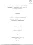 Thesis or Dissertation: The Formulation of a Theoretical Construct and the Development of an …