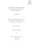 Thesis or Dissertation: The Development of Behavioral Objectives for the Second Year Chemistr…