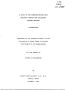 Thesis or Dissertation: A Study of One Computer-Driven Text Analysis Package for Collegiate S…