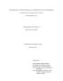 Thesis or Dissertation: Demographic and Psychosocial Contributions to the Expression of Schiz…